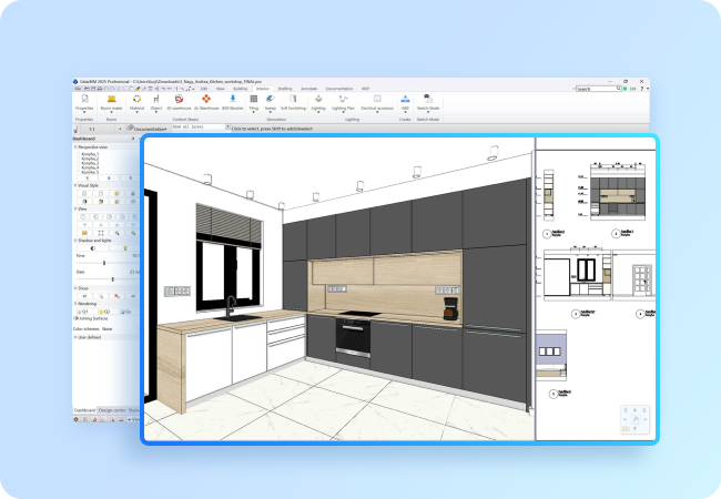 2D y 3D asociados al modelo