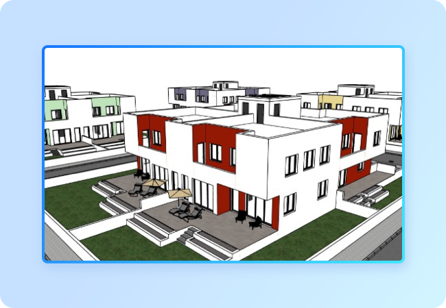 Modelo 3D arquitectónico