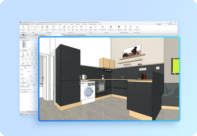 Cocina paramétrica en GstarBIM